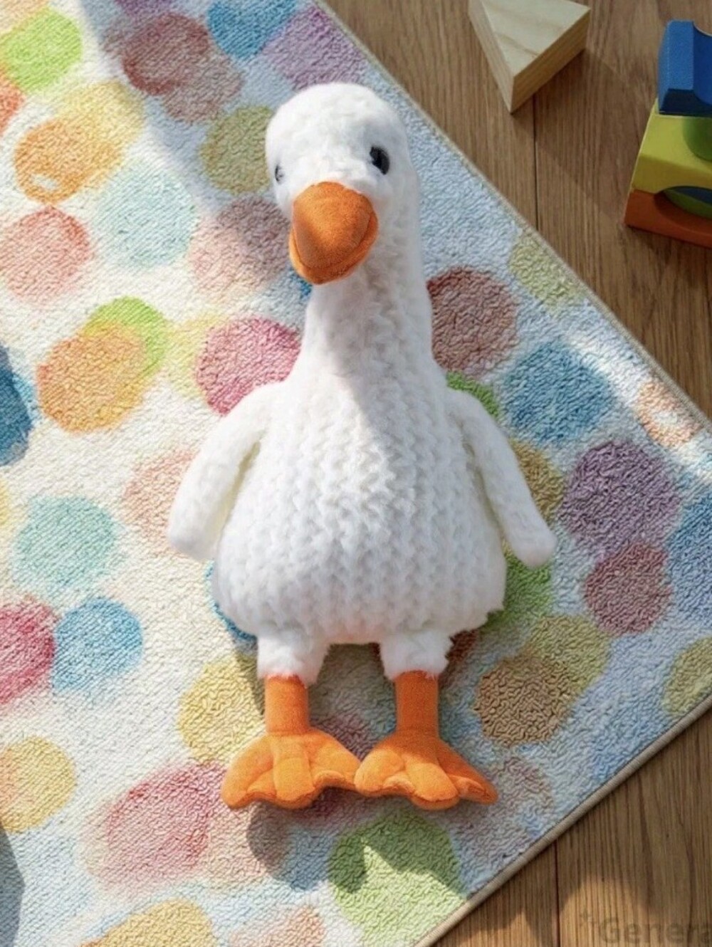 Way To Celebrate White Plush Stuffed  Medium Goose